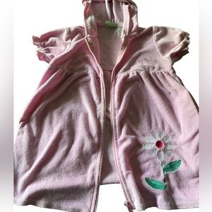 Girls Terry Cloth Robe - Size 3T
